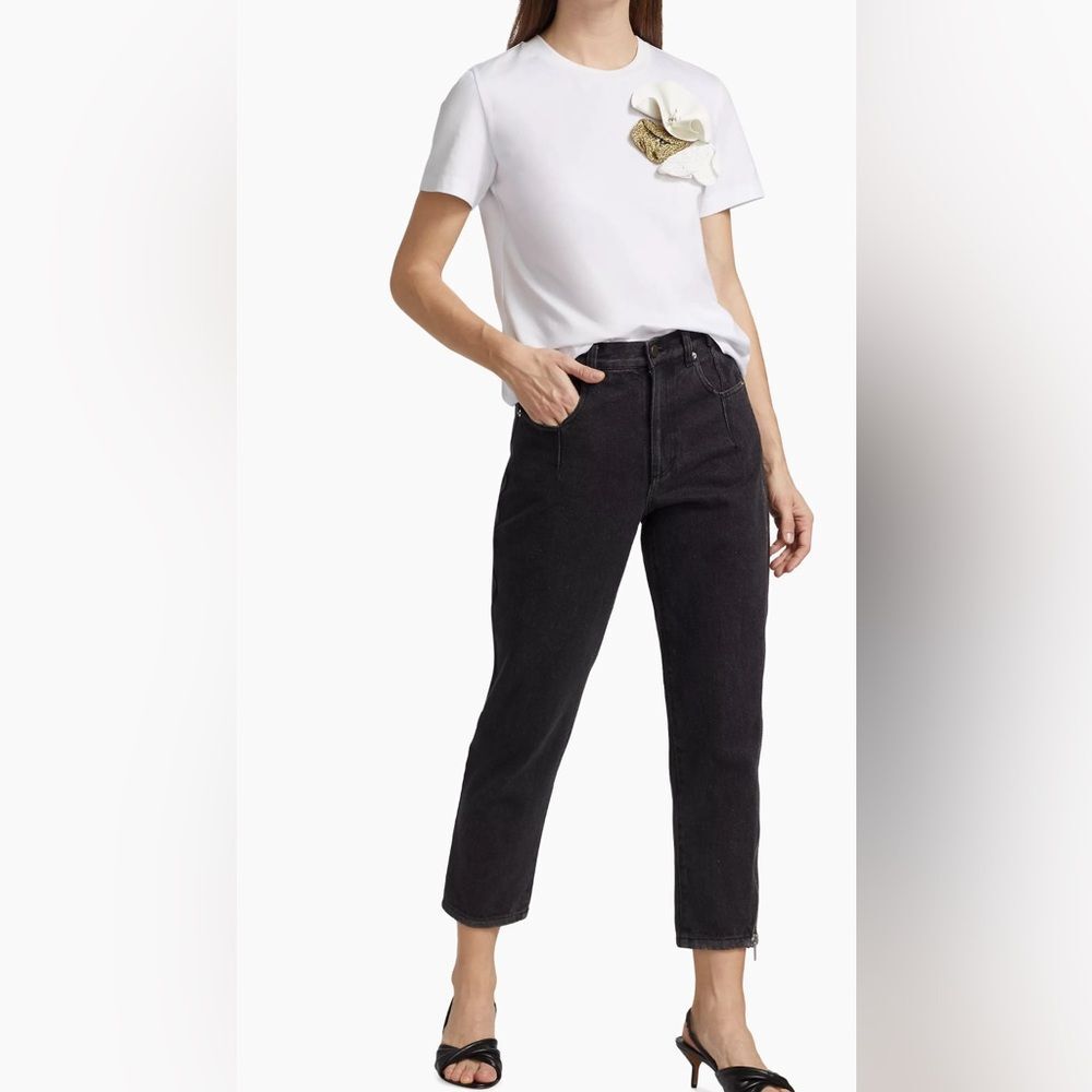 3.1 Phillip Lim Straight black high rise Leg Jeans 10
